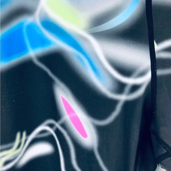 Platinum Sum UPF30+ Swim/Surf/Exercise Leggings Multicolor Abstract XL - Picture 3 of 4